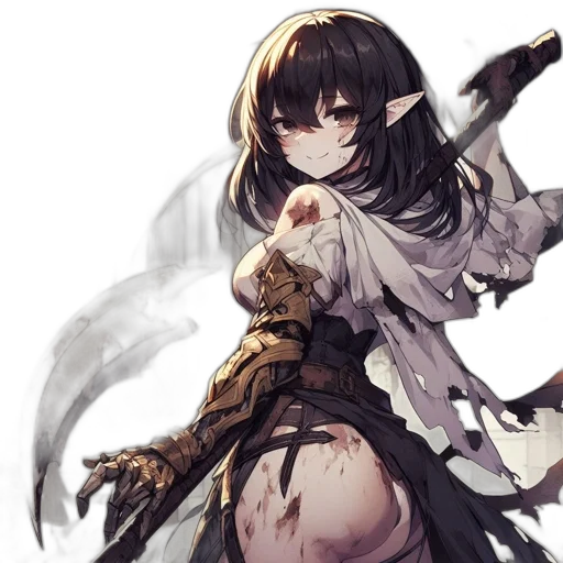weapon, sword, staff, dress transparent PNG cut-out