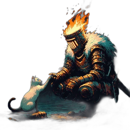 dragon, creature, sword, staff transparent PNG cut-out