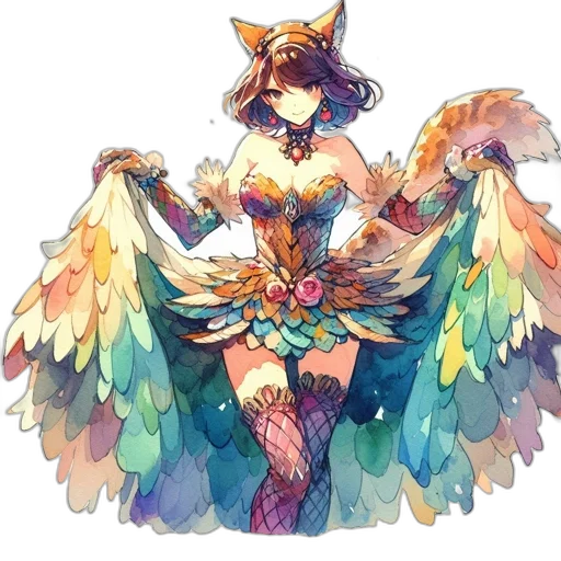staff, dress, mask, crown transparent PNG cut-out
