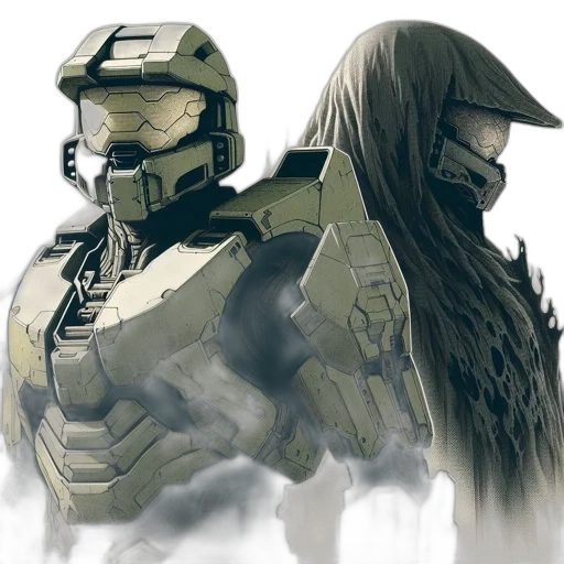 robot, concept art, fantasy art, pixel art transparent PNG cut-out
