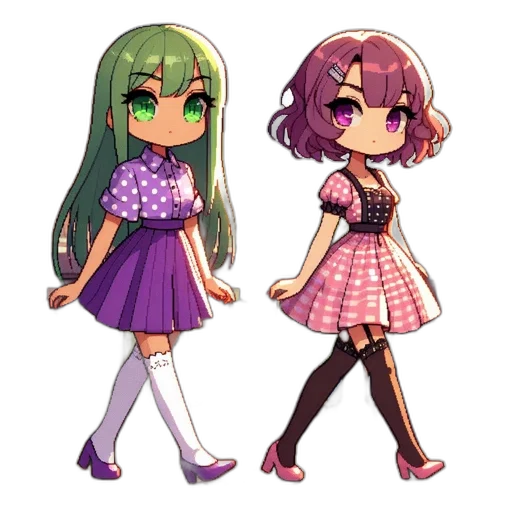 pixel art, anime, vaporwave, concept art transparent PNG cut-out