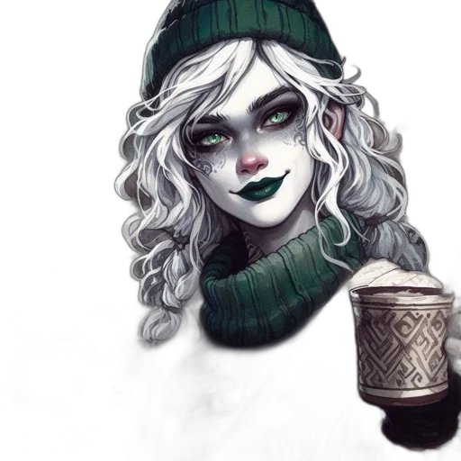 hat, face, fantasy art, concept art transparent PNG cut-out