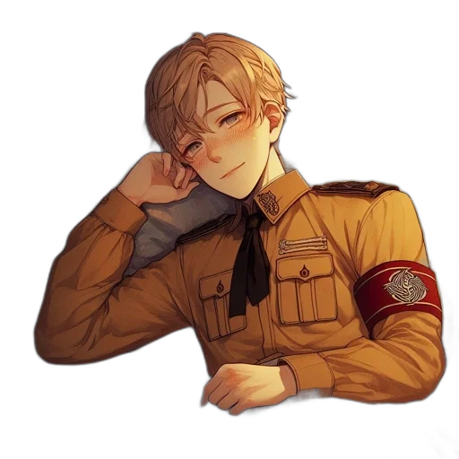 jacket, staff, weapon, face transparent PNG cut-out