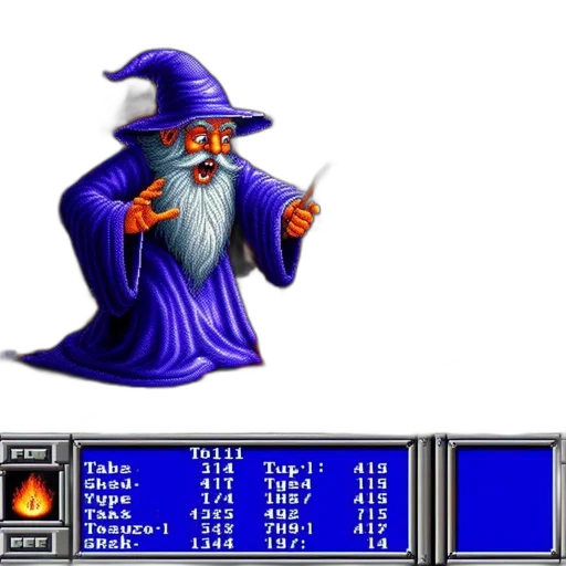 staff, pixel art, fire, wizard transparent PNG cut-out