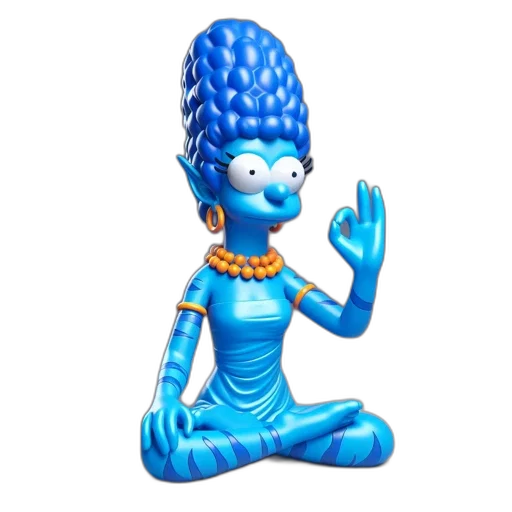 staff, robot, creature, hat transparent PNG cut-out
