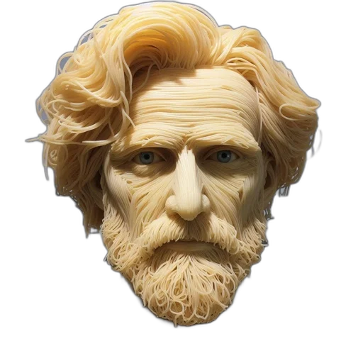 face, mask, hair, creature transparent PNG cut-out