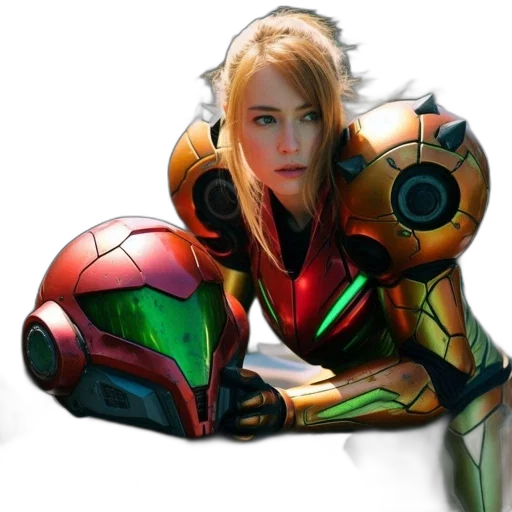 robot, weapon, mask, face transparent PNG cut-out