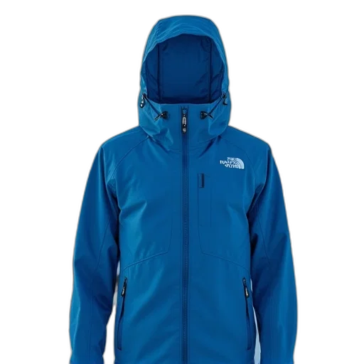 jacket, blue, north, face transparent PNG cut-out