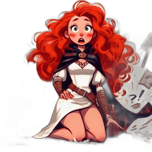 dress, concept art, fantasy art, comic book art transparent PNG cut-out