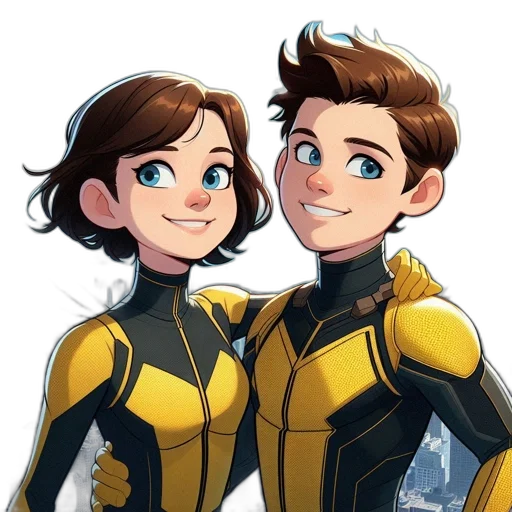 comic book art, cartoon, concept art, anime transparent PNG cut-out