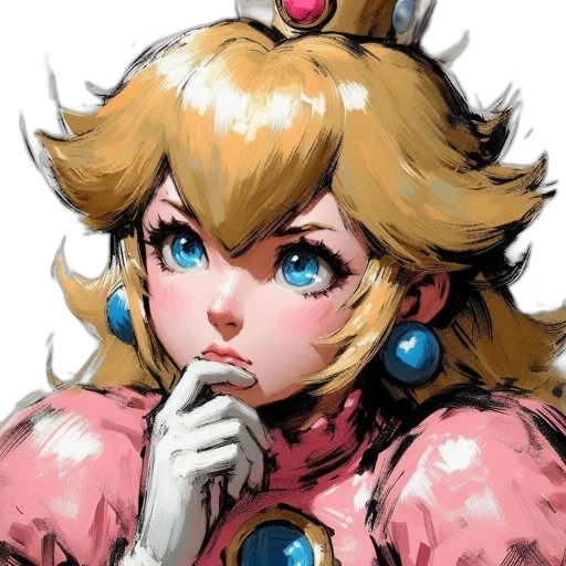 crown, face, dress, weapon transparent PNG cut-out