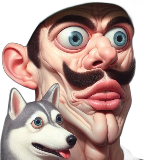 face, mask, creature, animal transparent PNG cut-out