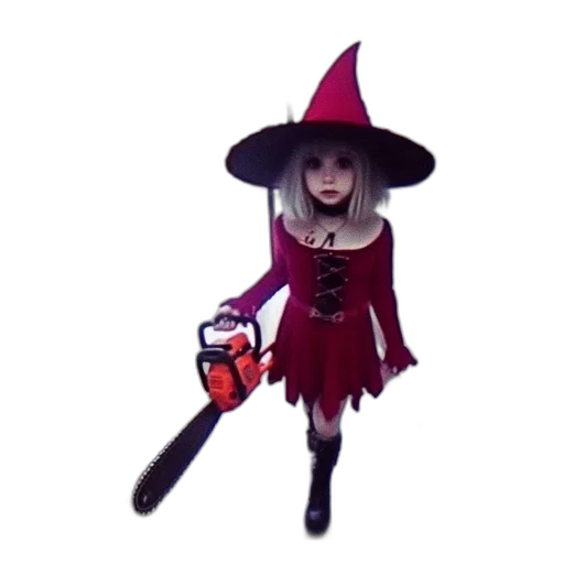 staff, hat, weapon, dress transparent PNG cut-out