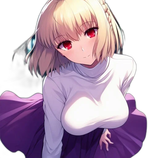 dress, flower, staff, robot transparent PNG cut-out