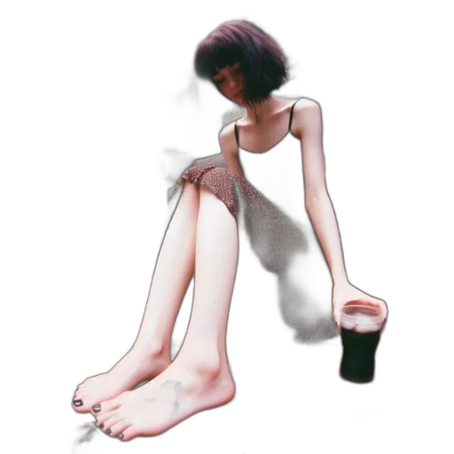 dress, shoes, concept art, photorealistic transparent PNG cut-out