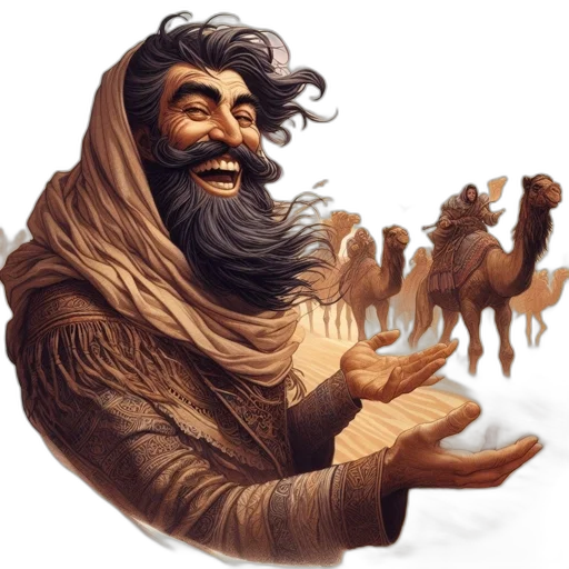 face, creature, staff, mask transparent PNG cut-out