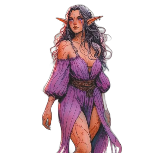 dress, dragon, fantasy art, concept art transparent PNG cut-out