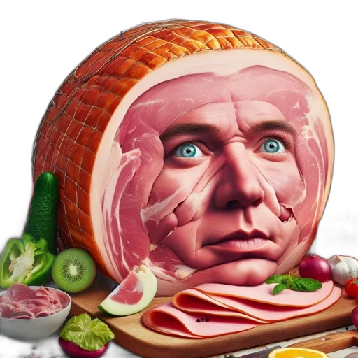 face, food, mask, hat transparent PNG cut-out