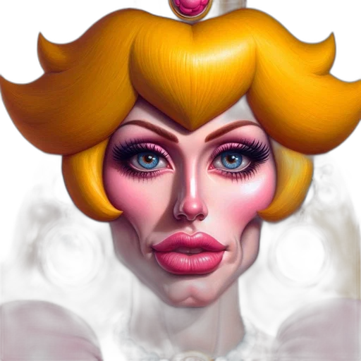 face, crown, photorealistic, concept art transparent PNG cut-out