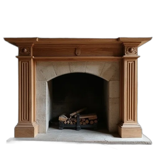 furniture, fire, wooden, mantle transparent PNG cut-out
