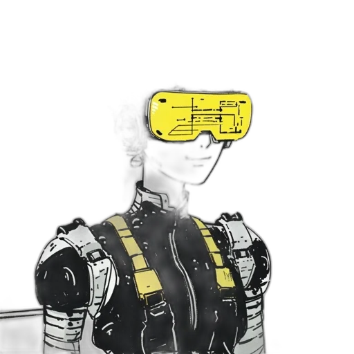 robot, mask, face, staff transparent PNG cut-out