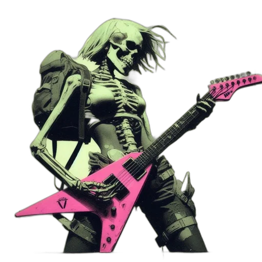 weapon, jacket, vaporwave, concept art transparent PNG cut-out