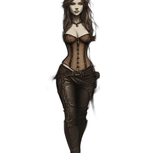 dress, mask, fantasy art, concept art transparent PNG cut-out