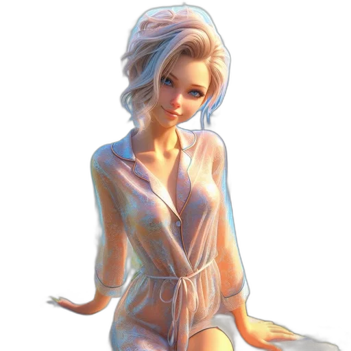 dress, jewelry, fantasy art, concept art transparent PNG cut-out