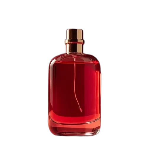 bottle, crown, dress, photorealistic transparent PNG cut-out