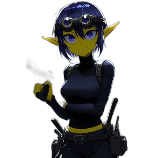 staff, mask, weapon, robot transparent PNG cut-out