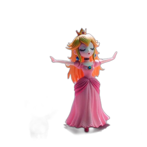 dress, crown, staff, creature transparent PNG cut-out