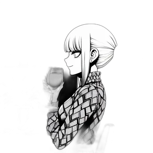 jacket, dress, face, robot transparent PNG cut-out