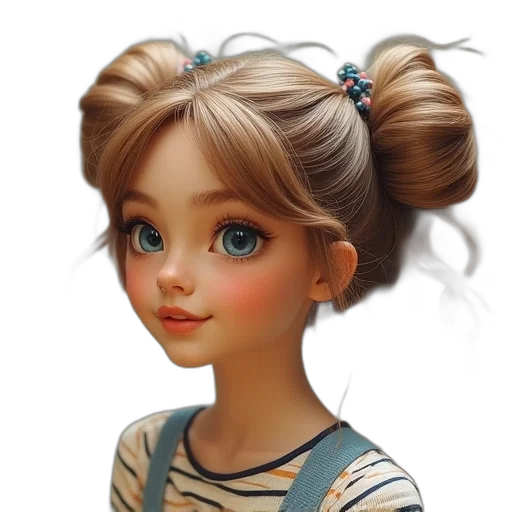 face, dress, jewelry, photorealistic transparent PNG cut-out