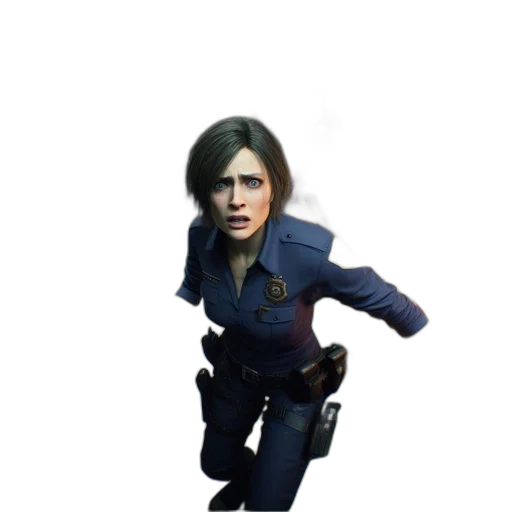 staff, jacket, weapon, face transparent PNG cut-out