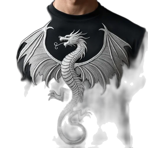 dragon, jewelry, staff, creature transparent PNG cut-out