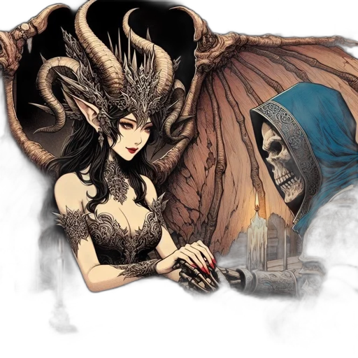 mask, dragon, fantasy art, concept art transparent PNG cut-out