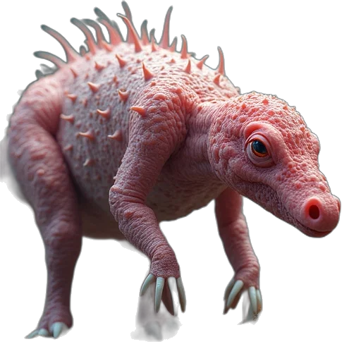 creature, animal, dragon, 3d render transparent PNG cut-out