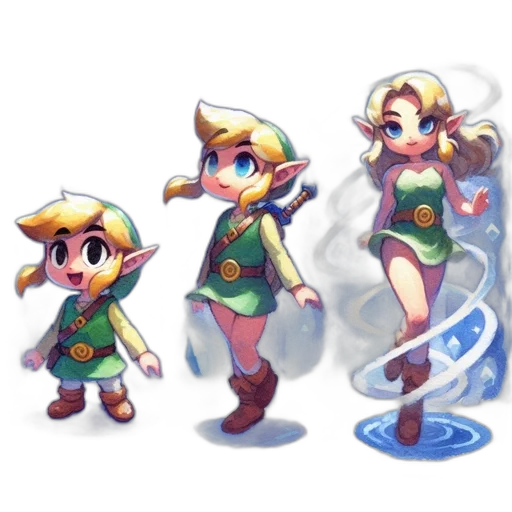 pixel art, concept art, fantasy art, 3d render transparent PNG cut-out