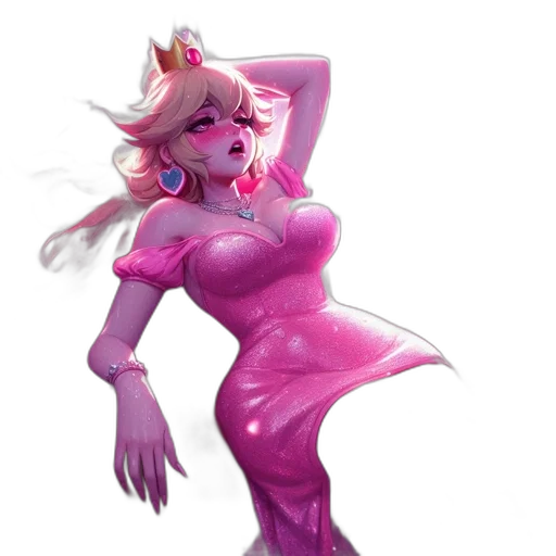 dress, crown, creature, concept art transparent PNG cut-out