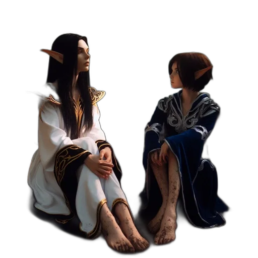 concept art, fantasy art, pixel art, 3d render transparent PNG cut-out