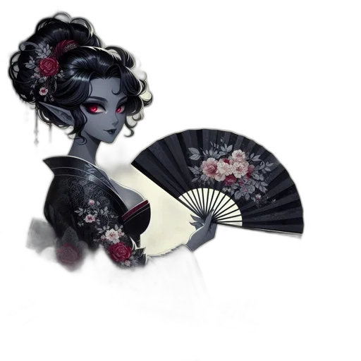 umbrella, fantasy art, concept art, anime transparent PNG cut-out