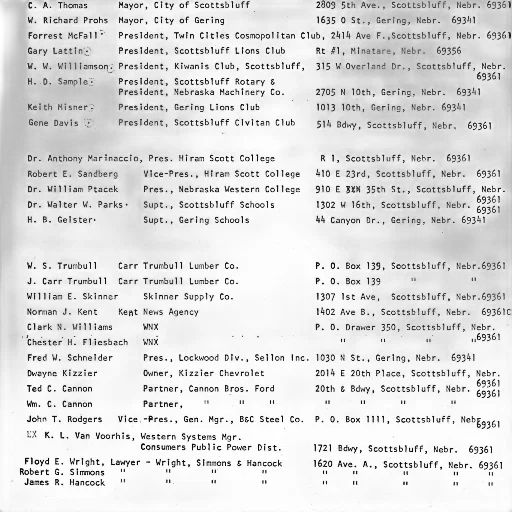 staff, list, people, their transparent PNG cut-out
