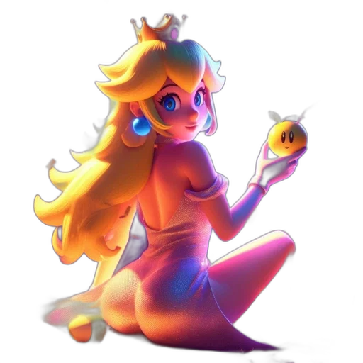 crown, dress, staff, concept art transparent PNG cut-out