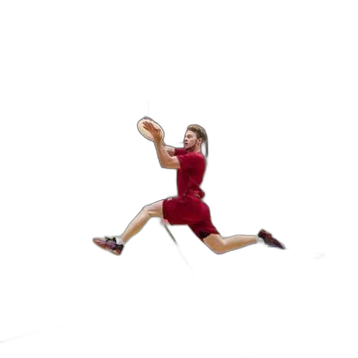 pixel art, 3d render, person, red transparent PNG cut-out