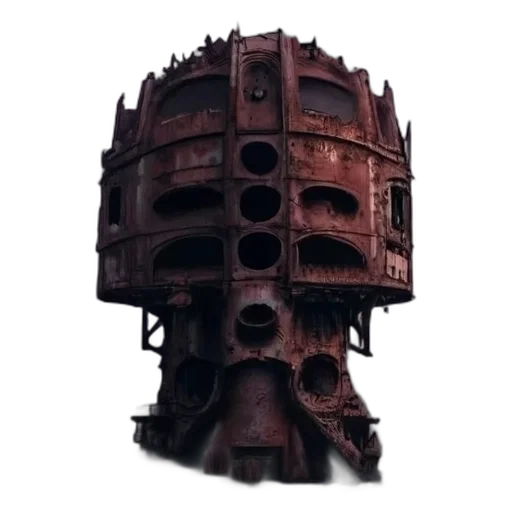 mask, robot, face, building transparent PNG cut-out