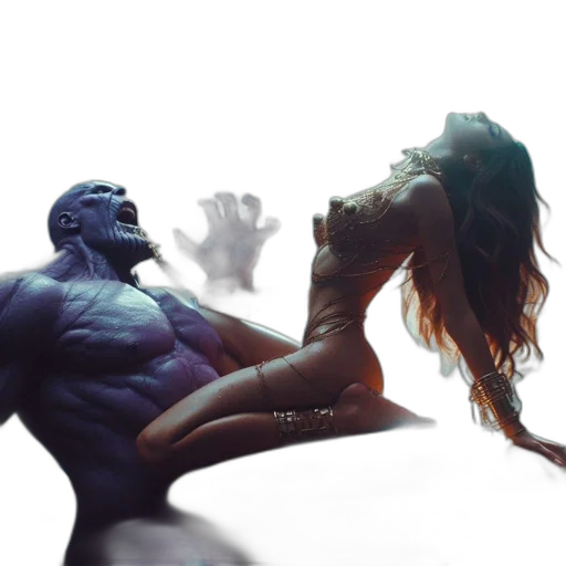 creature, concept art, comic book art, fantasy art transparent PNG cut-out