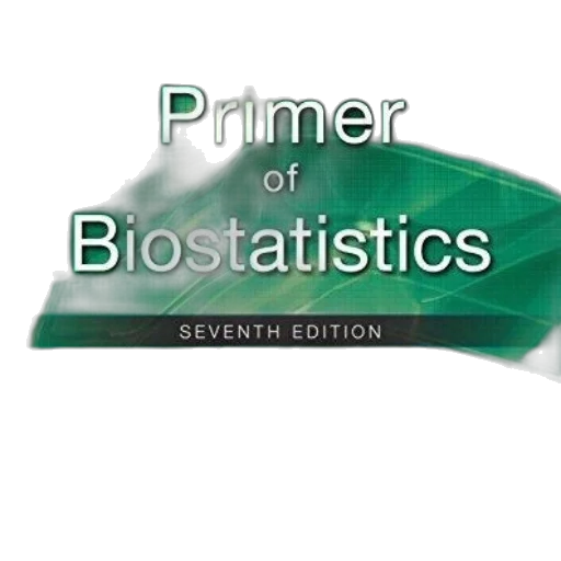 cover, primer, biostatistics, seventh transparent PNG cut-out