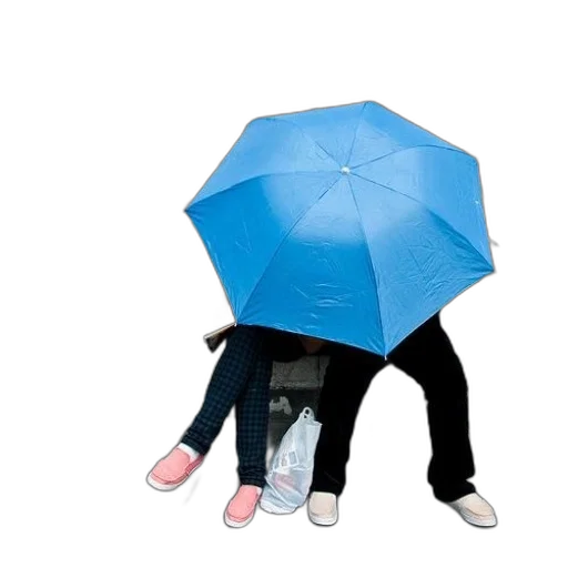 umbrella, jacket, hat, shoes transparent PNG cut-out