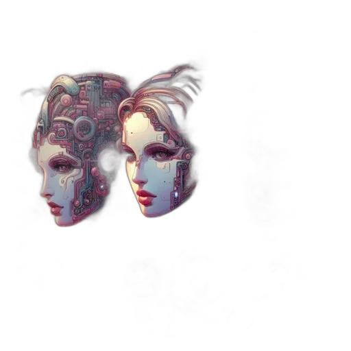 mask, face, crown, jewelry transparent PNG cut-out