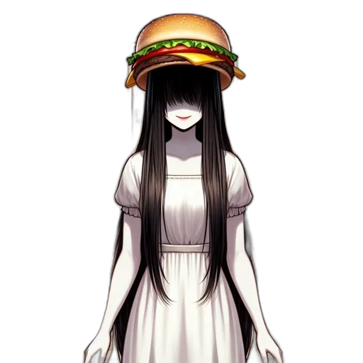 hat, dress, staff, food transparent PNG cut-out